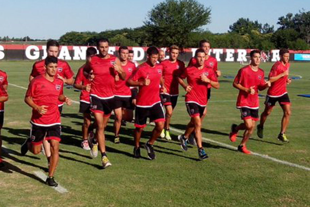 Tras 10 años, Domínguez volvió a practicar en Newell’s