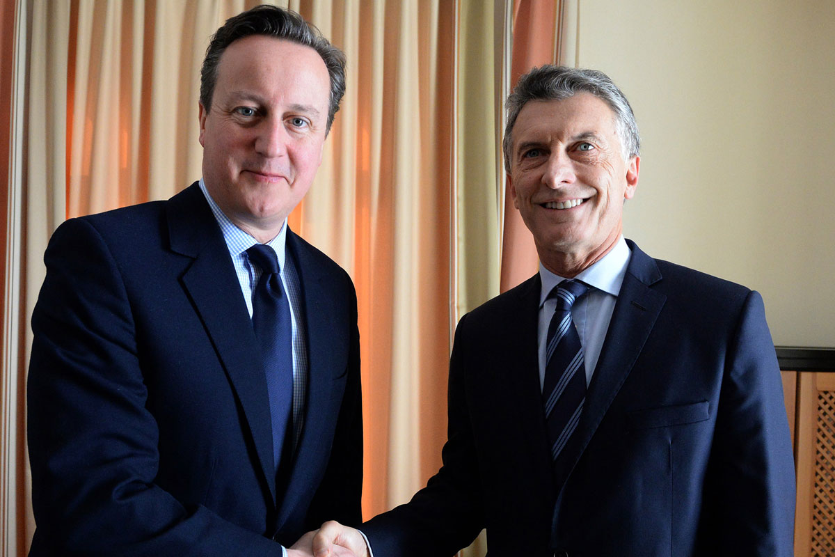 Macri en Davos con Cameron: «Fue una muy linda reunión»