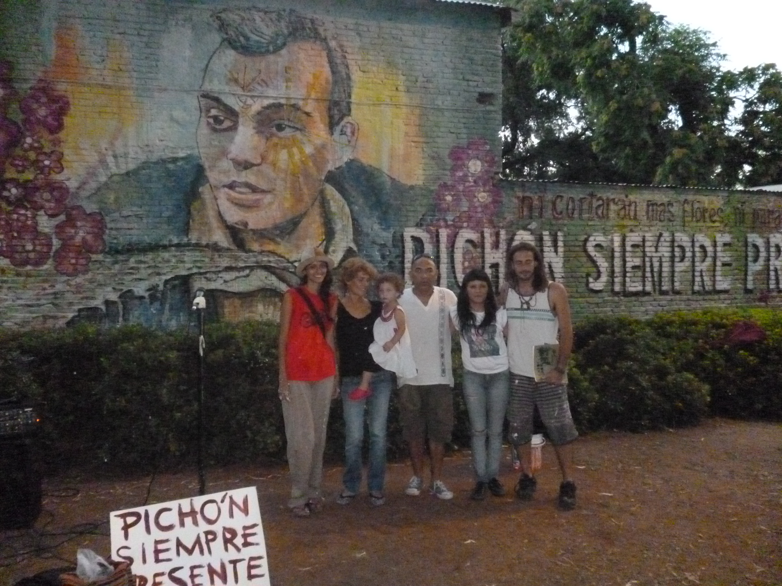 Inaguraron mural en memoria de «Pichón» Escobar