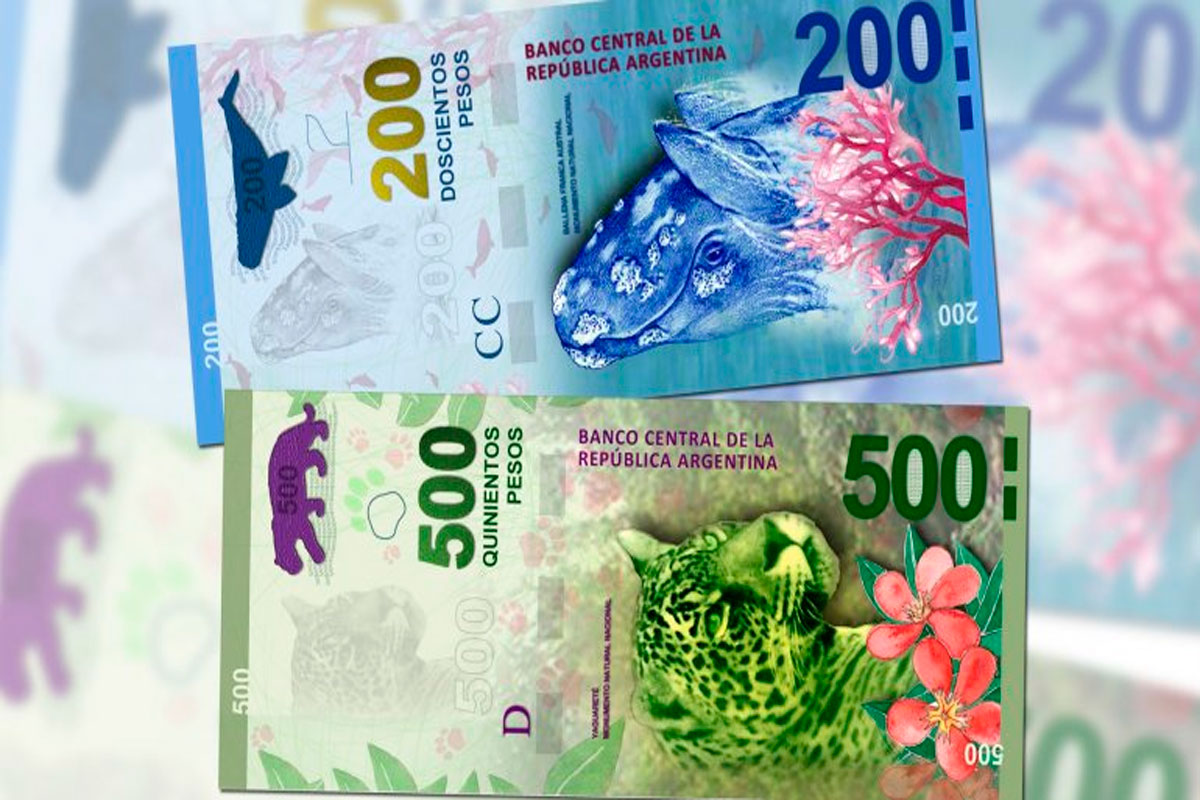 El gobierno emitirá billetes de 200 y 500 pesos
