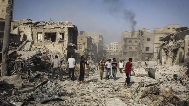 Diez muertos y heridos por ataques aéreos en Siria