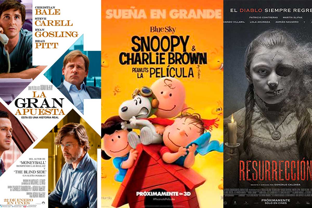 Cinco estrenos desembarcan en los cines de la ciudad