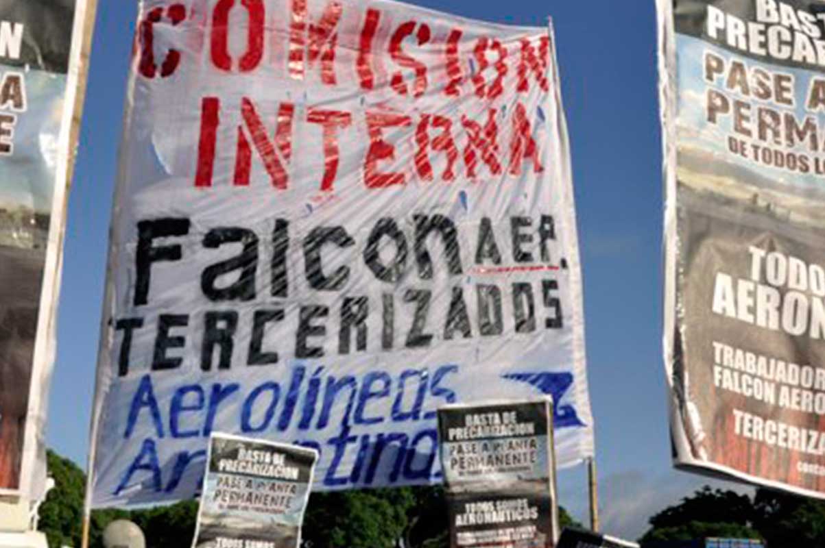«Despido antisindical» en una tercerizada de Aerolíneas