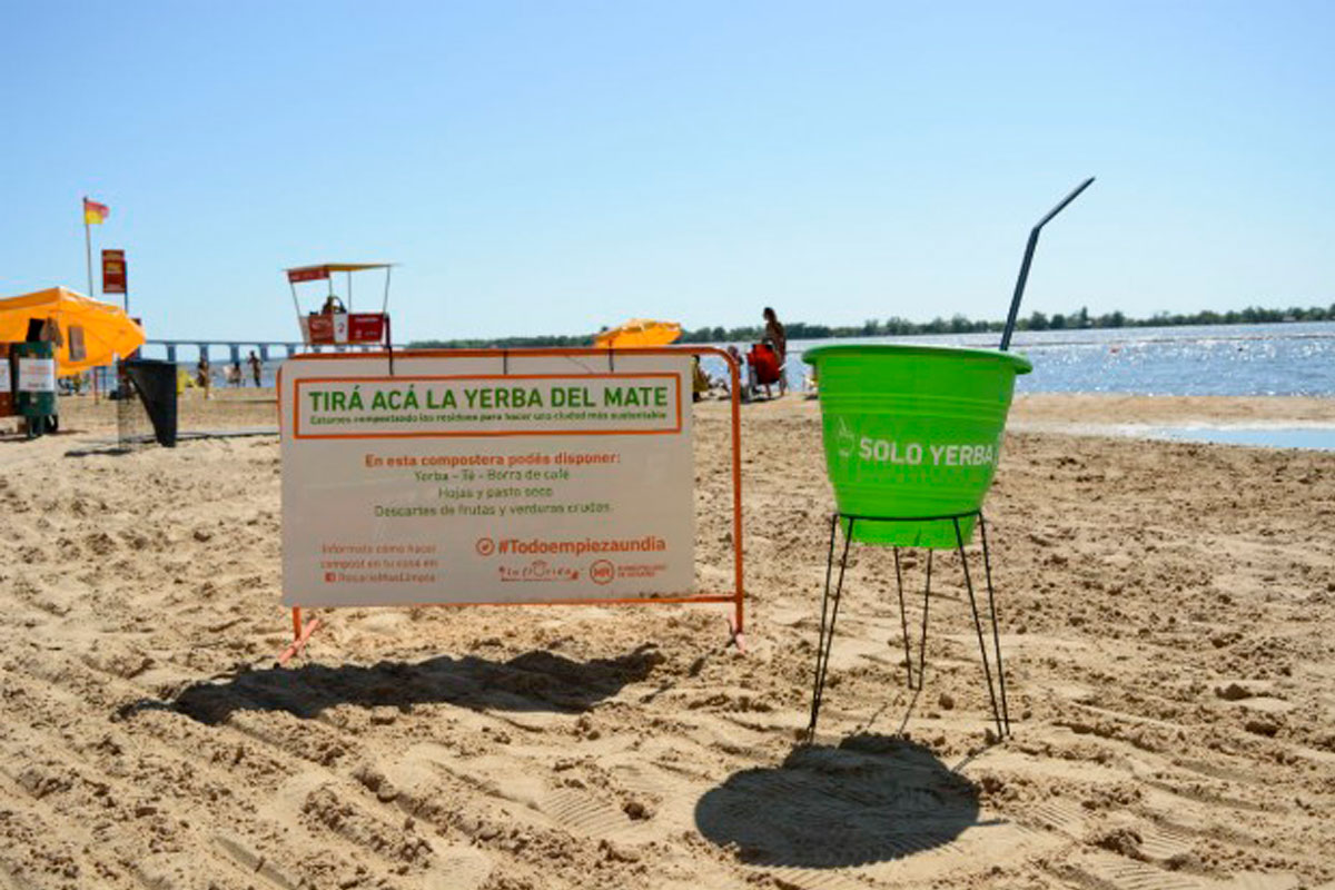 En La Florida producen abono con yerba desechada
