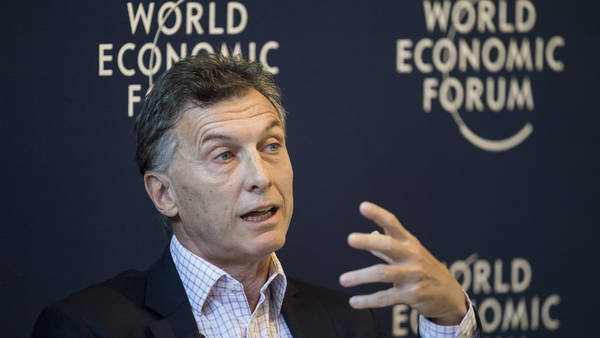 Fin de un día agitado para Macri en el Foro de Davos