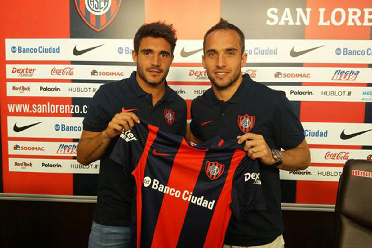 Cerutti y Belluschi fueron presentados en San Lorenzo