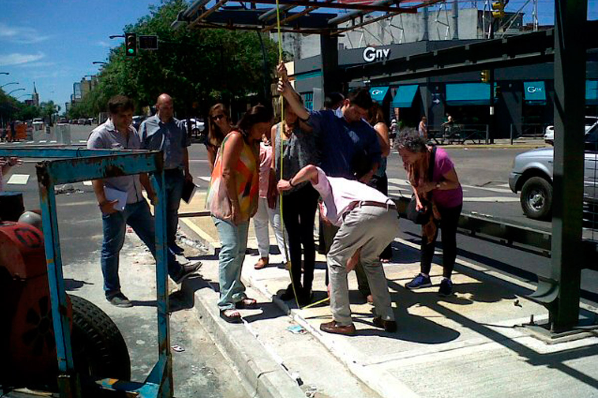 Avanzan las obras para el MoviBus en zona norte
