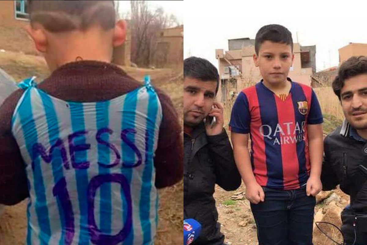 El nene que conmovió al mundo ya tiene la 10 de Messi