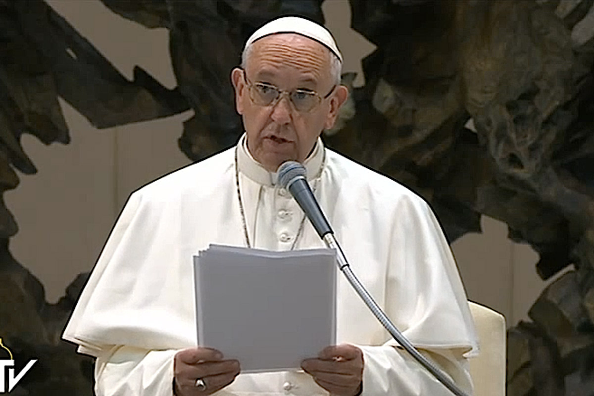 El papa Francisco le habló a líderes de la patronal italiana