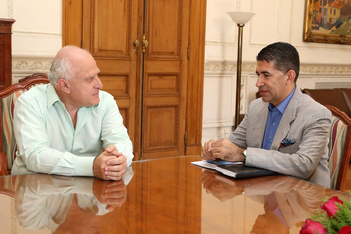 El gobernador se reunió con el pastor Eduardo Trasante