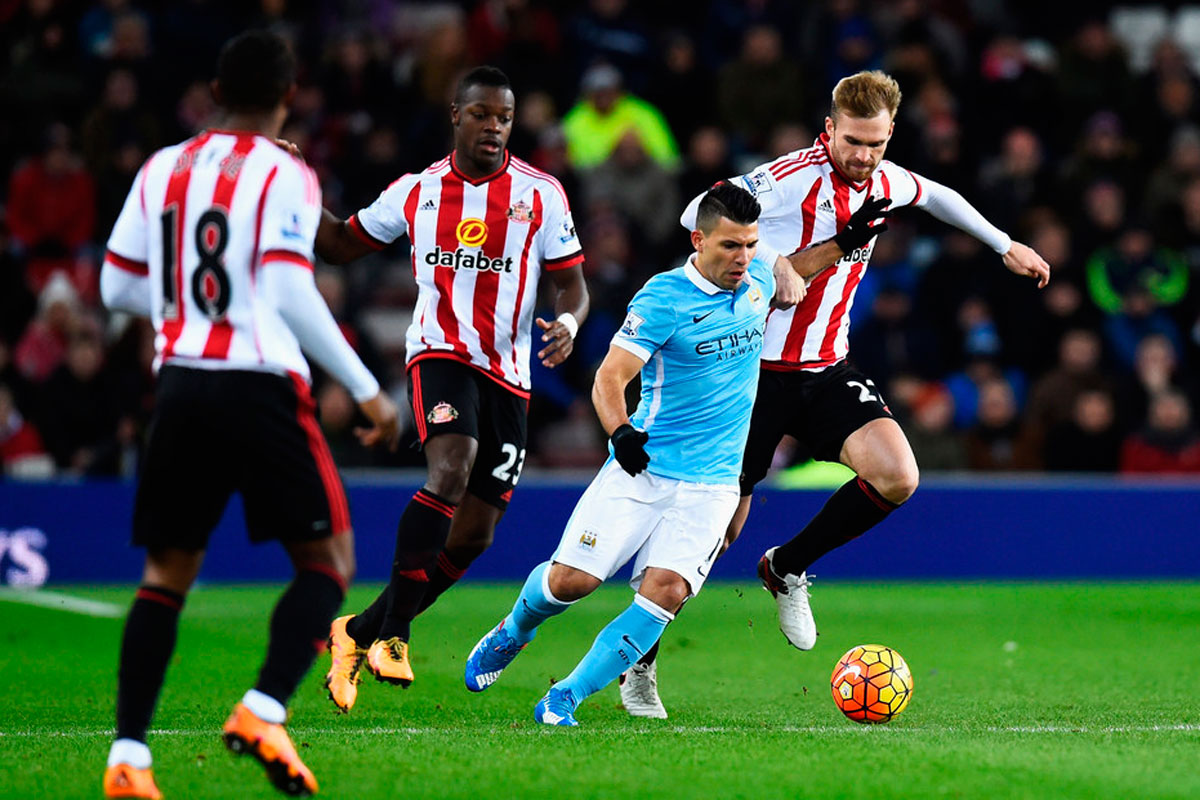 El Kun Agüero marcó en la victoria del Manchester City