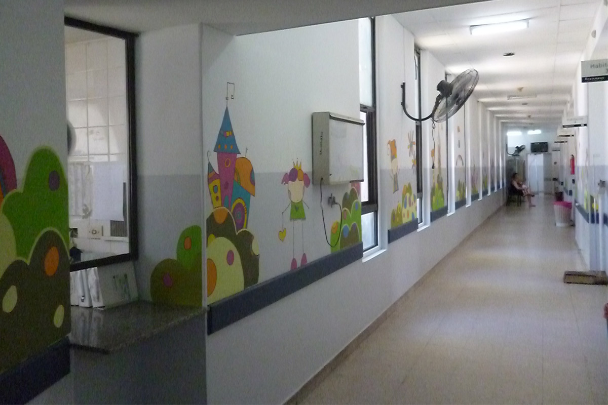La Sala de Pediatría del Centenario, donde se respira amor