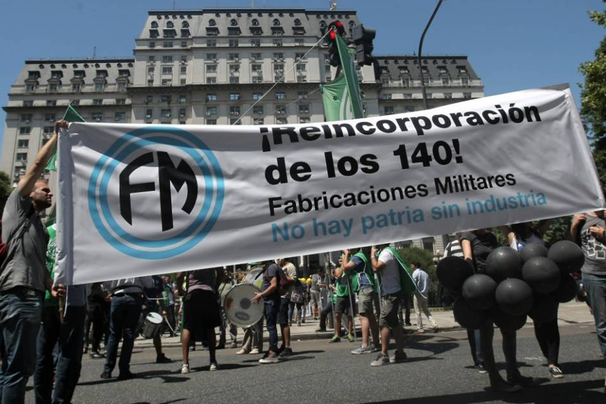 Denuncian «vaciamiento» en Fabricaciones Militares