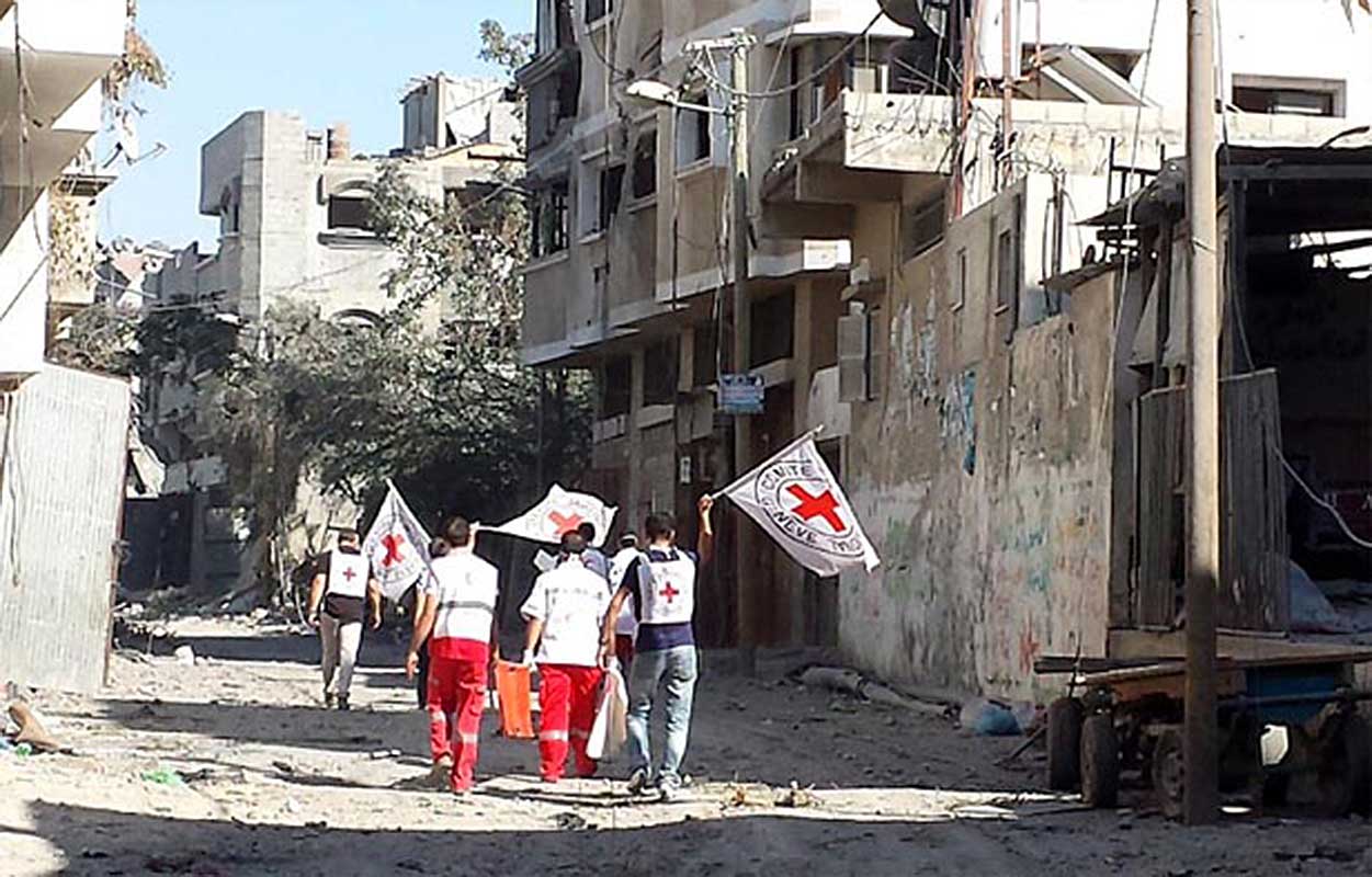 Gaza: la Cruz Roja cerró temporalmente su oficina