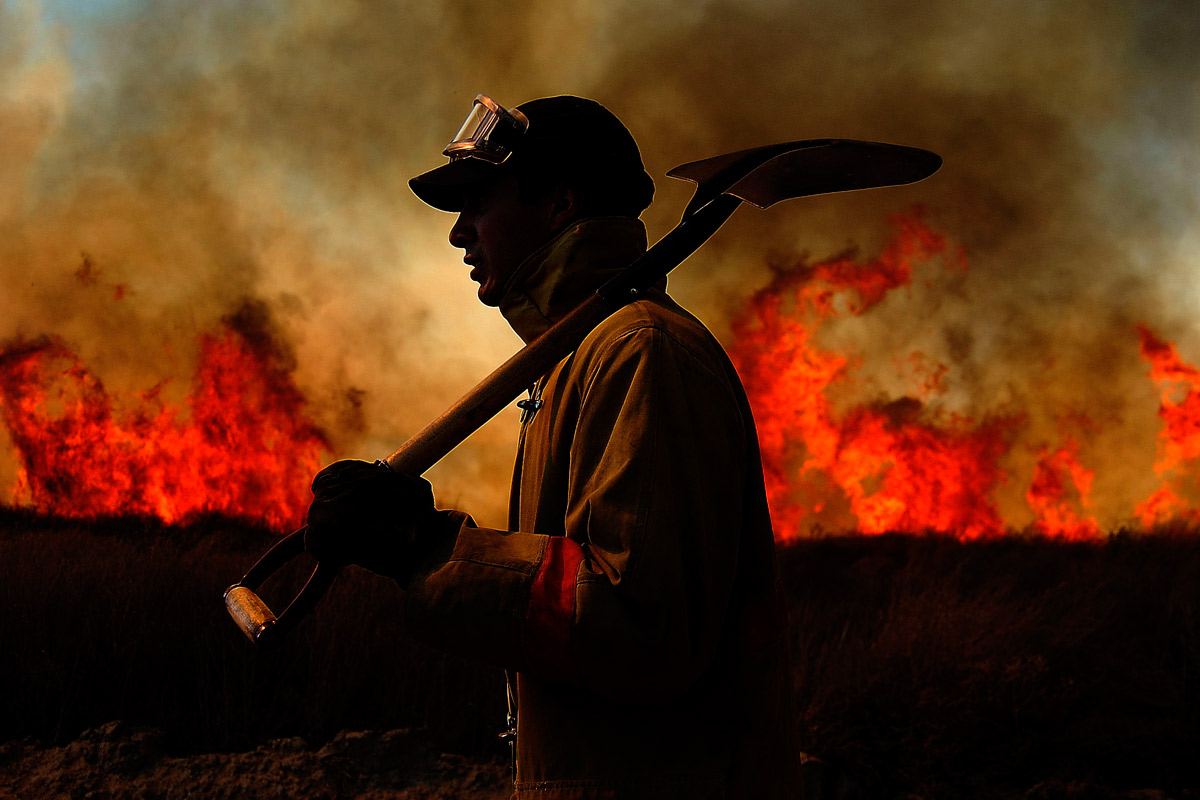 Se reactivó hoy un foco de incendio en San Luis
