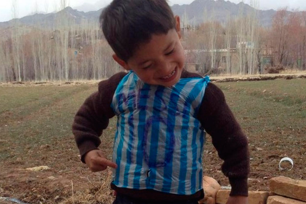 El “Messi” afgano de cinco años podría conocer a su ídolo