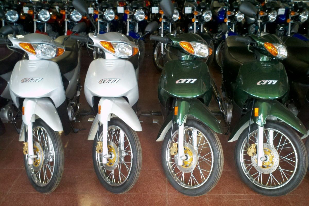 El patentamiento de motos cayó 6,5% en enero
