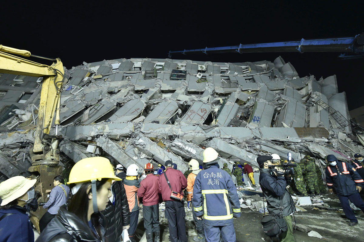 Al menos 29 muertos y  129 deaparecidos por terremoto en Taiwán
