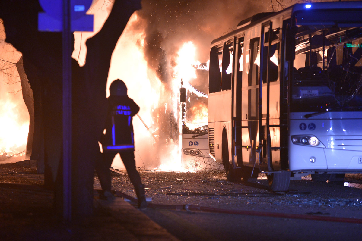 Turquía acusa a PKK y kurdos Sirias del atentado de Ankara