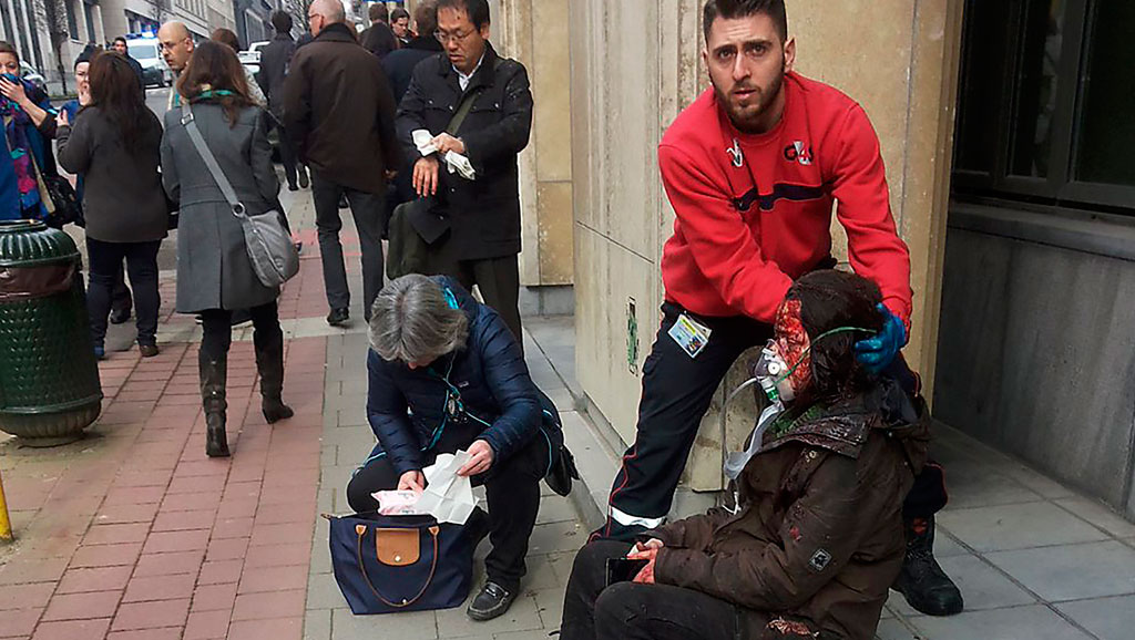 Terror, conmoción y angustia en las calles de Bruselas