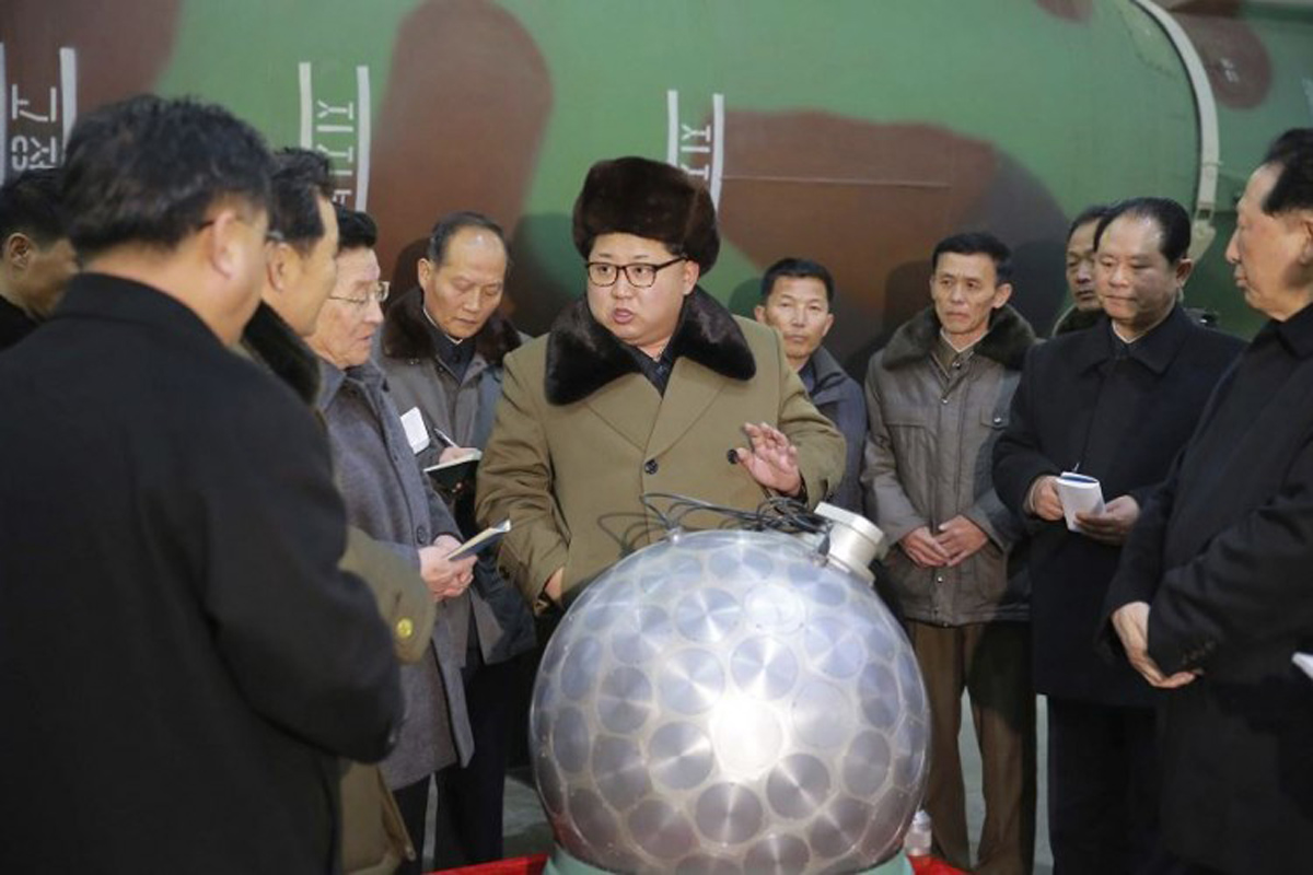 Corea del Norte ordena prueba de ojiva nuclear y misiles