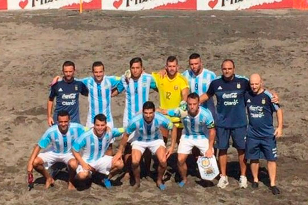 Argentina se quedó con el bronce en fútbol playa