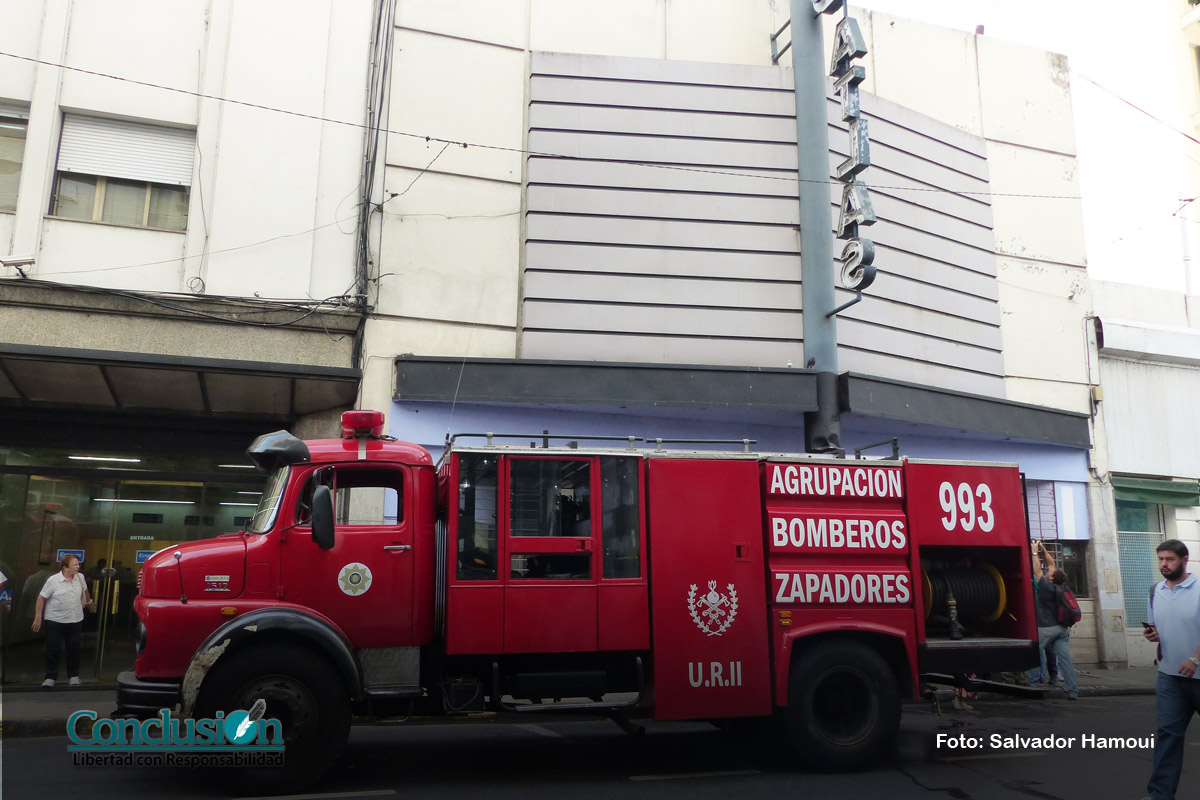Principio de incendio en el ex Atlas generó un gran susto
