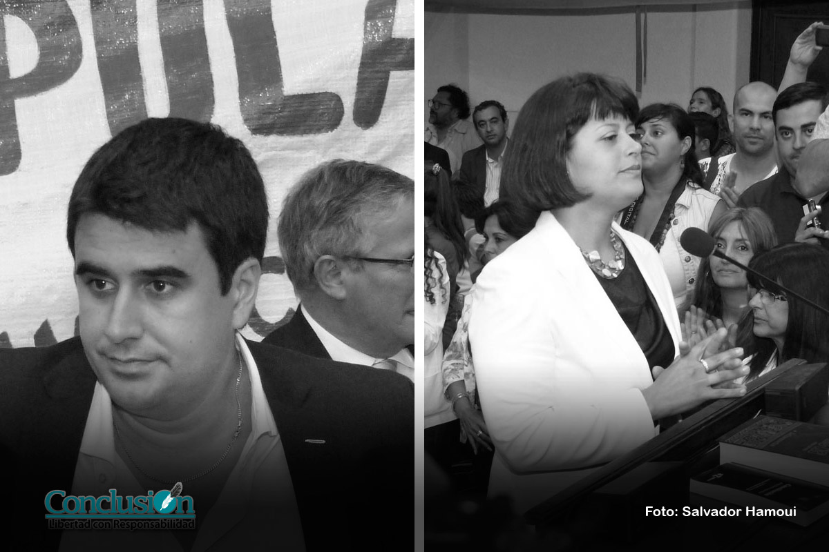Referentes de la oposición  en contra de la visita de Macri