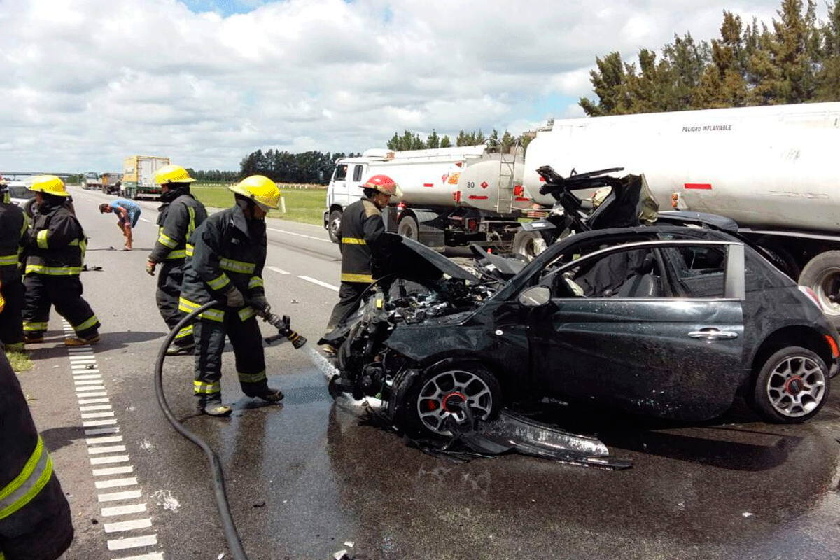 Una joven rosarina murió en un choque en la autopista a Buenos Aires