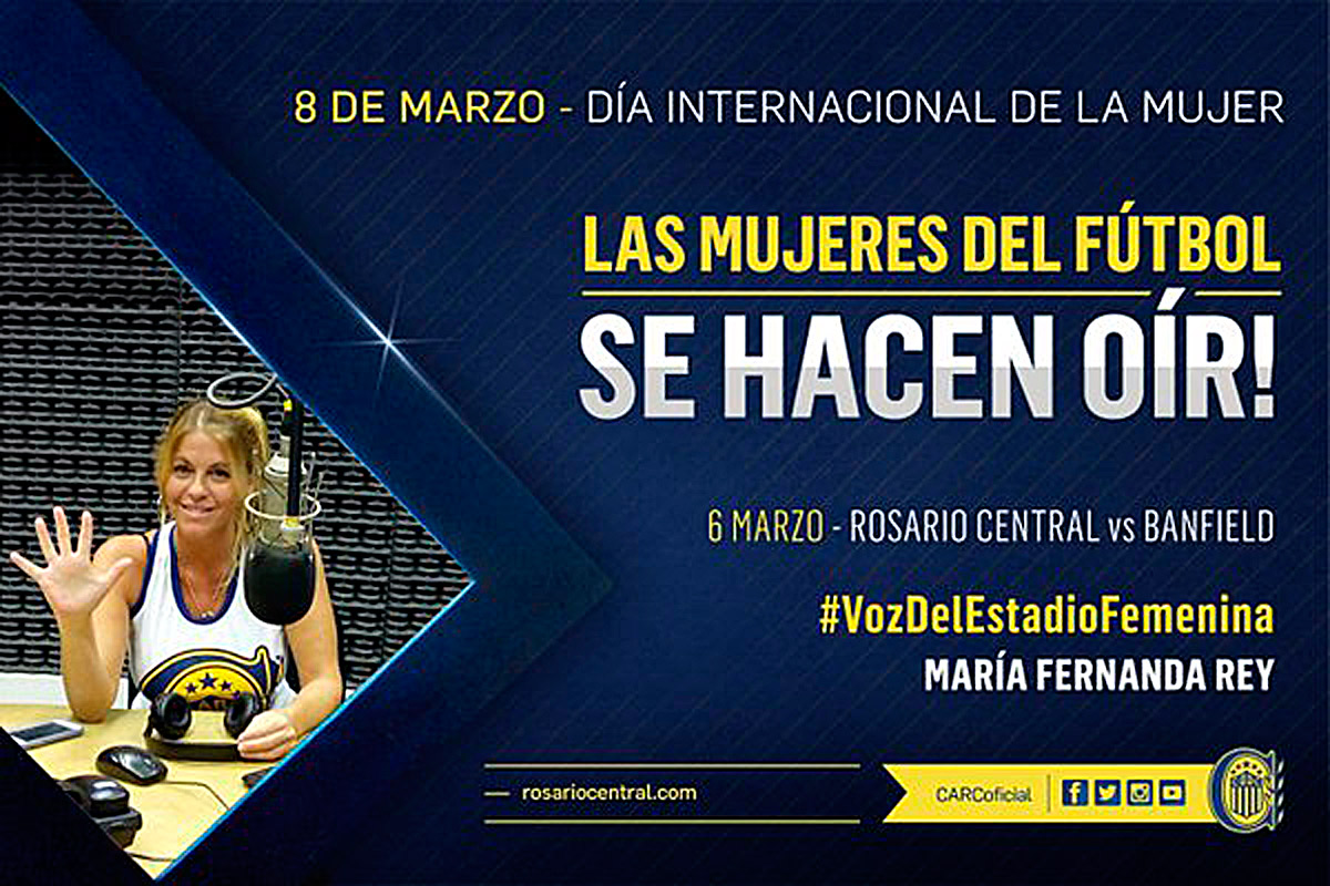 María Fernanda Rey, una voz femenina para el Gigante