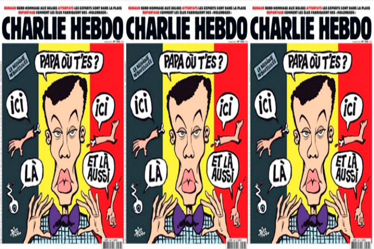 Charlie Hebdo se burla de los atentados en Bruselas
