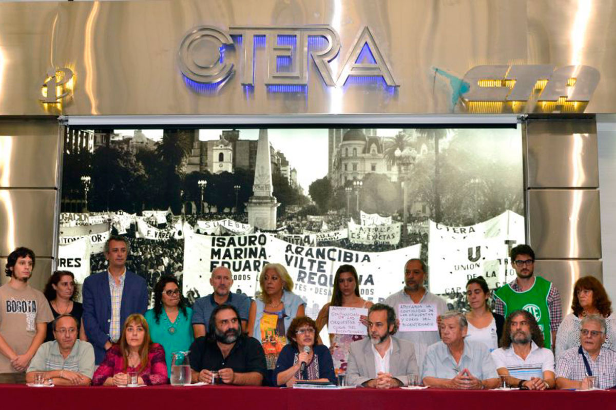 Ctera confirmó el paro del 4 de abril con movilización