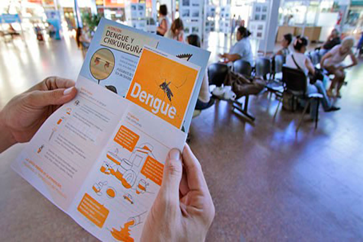 Acciones contra el dengue en la Terminal de Ómnibus
