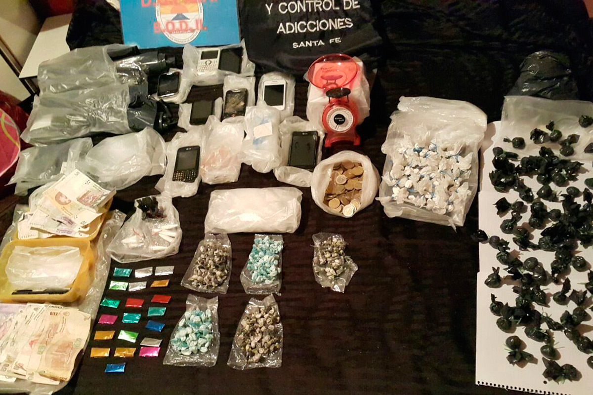 Tras allanamiento secuestran marihuana y cocaína