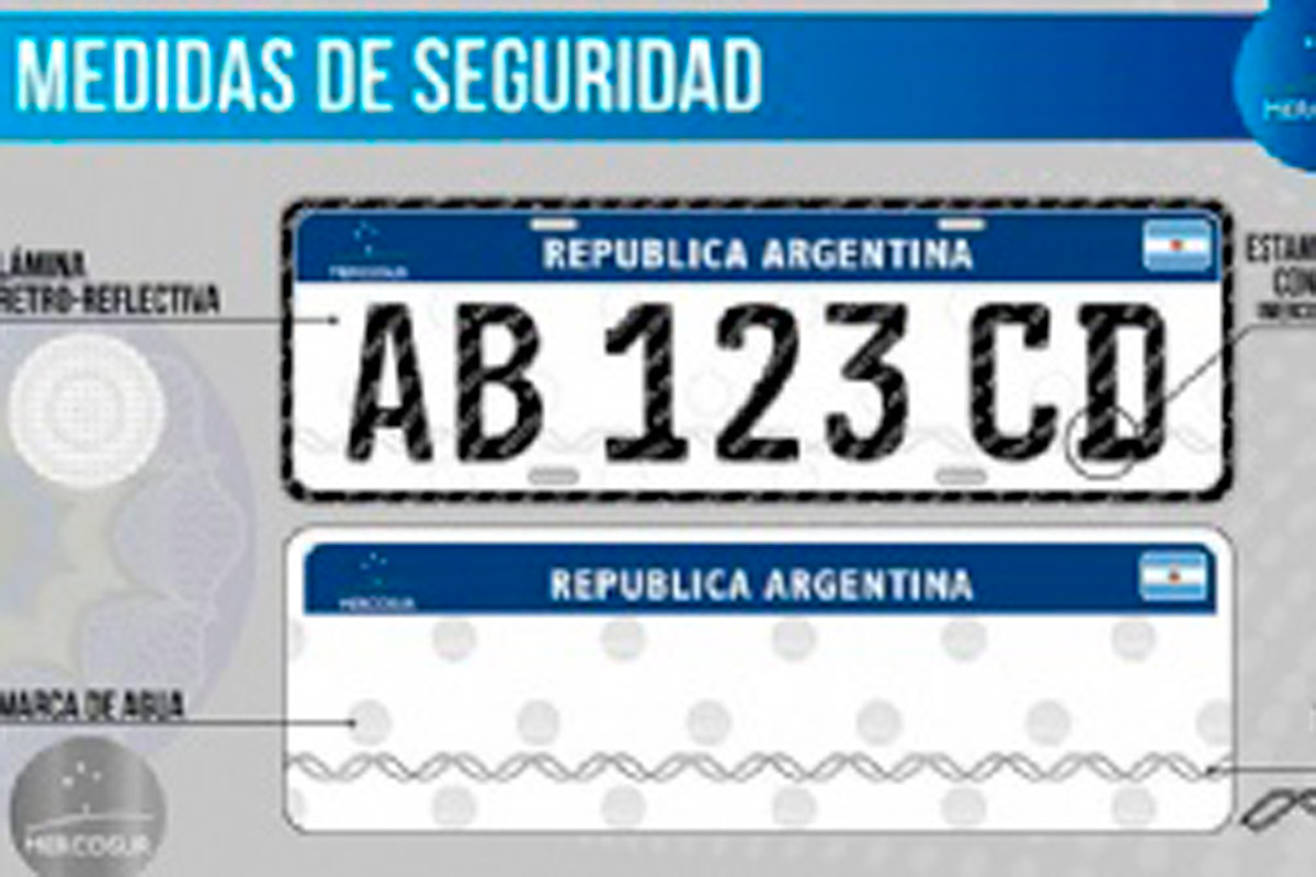 «Patente Mercosur», la nueva identificación de los autos
