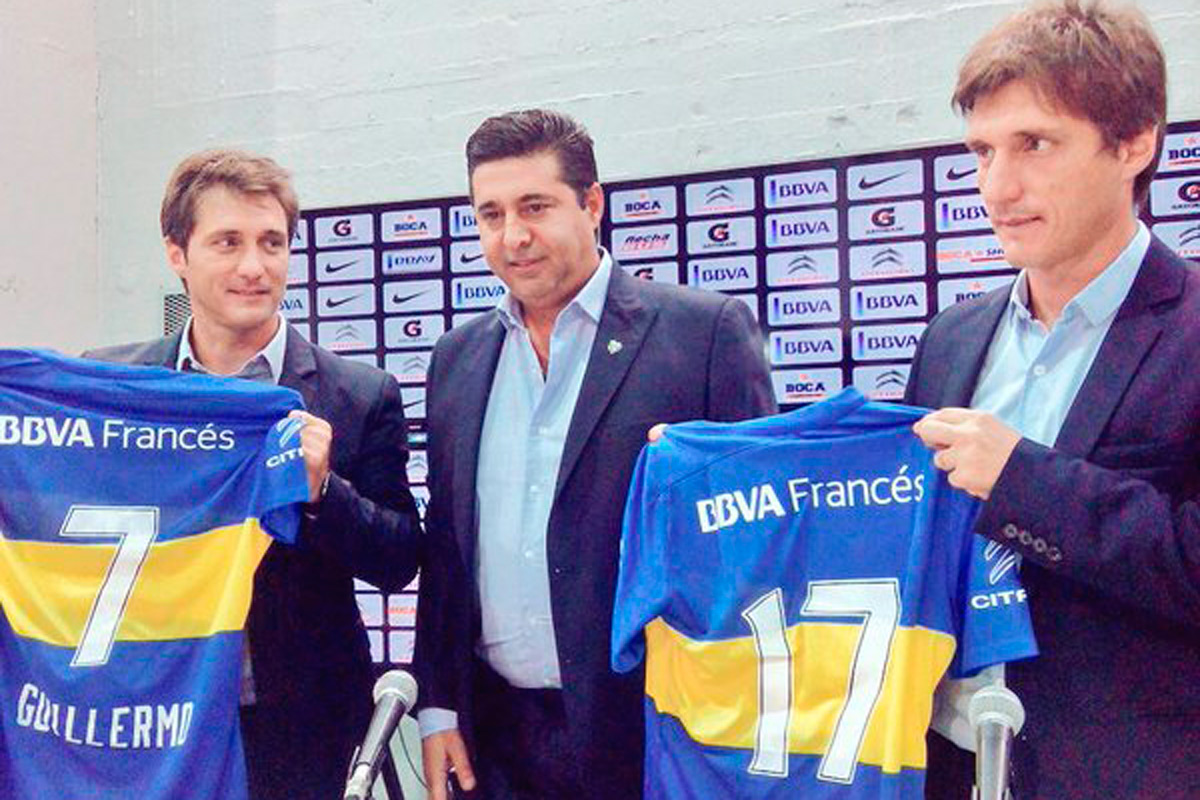 Guillermo fue presentado como nuevo entrenador de Boca