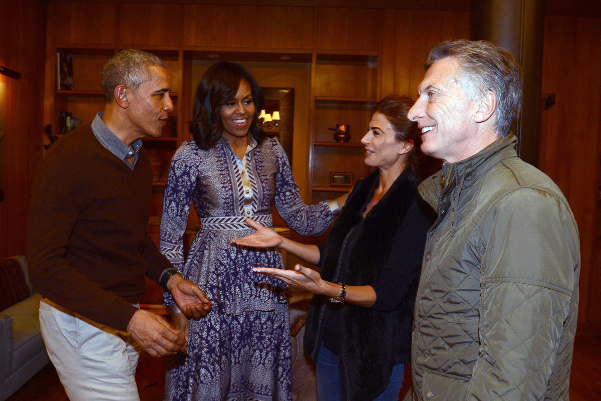 Mauricio Macri despidió a Barack Obama en Bariloche