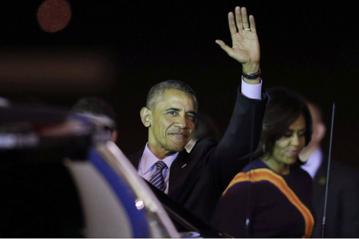 Obama llegó a Argentina para su visita oficial de dos días