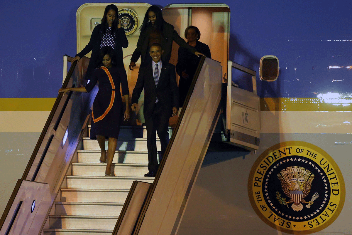 Obama llegó a Argentina para su visita oficial de dos días