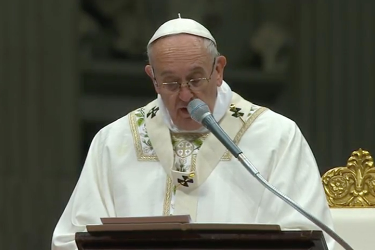 El papa Francisco pidió «amor, justicia y reconciliación»