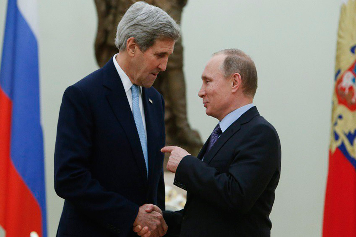 Putin y Kerry evaluaron el alto el fuego en Siria