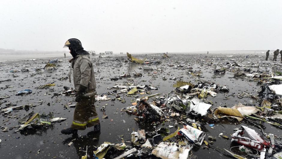 Se estrelló un avión en Rusia: 62 muertos
