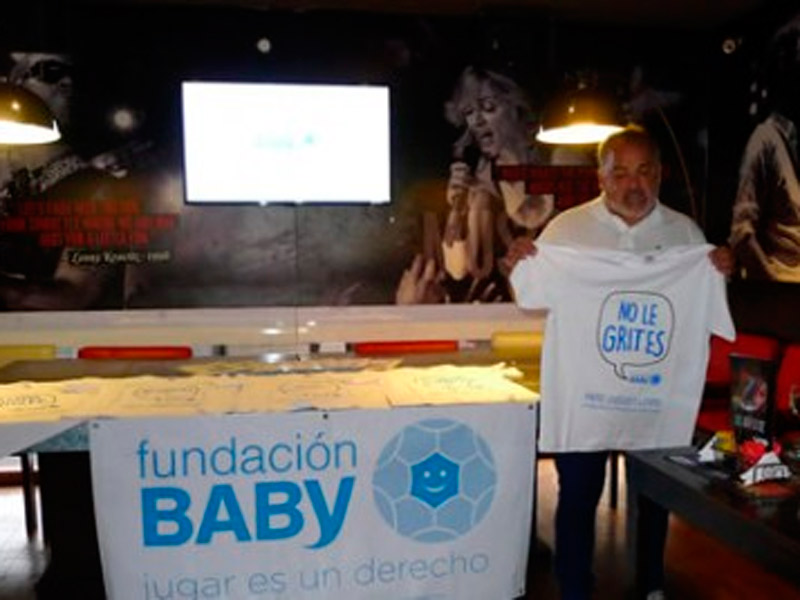 La Fundación Baby, una pata de apoyo al fútbol infantil