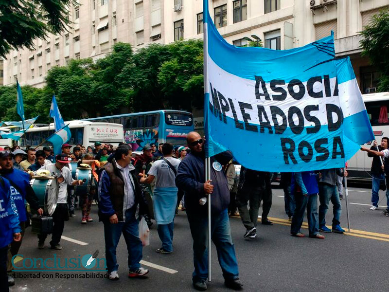 Empleados de Comercio, presente en Capital Federal por la movilización