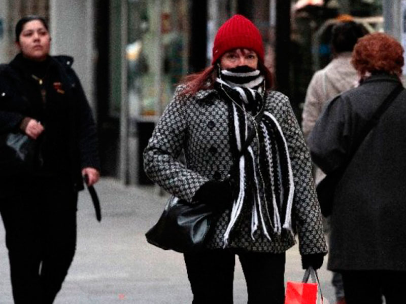 A preparar los abrigos porque llegó el frío a la ciudad