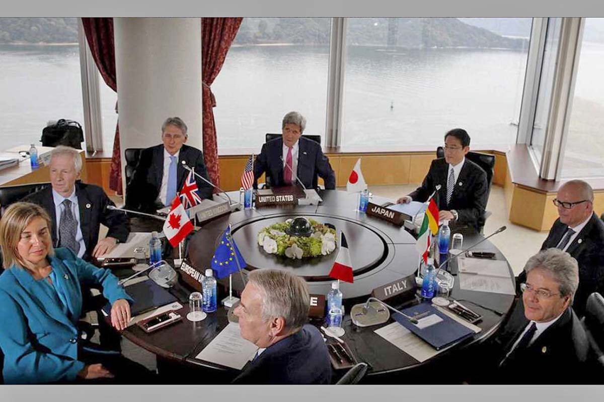 Cancilleres del G7 debaten sobre la lucha antiterrorista