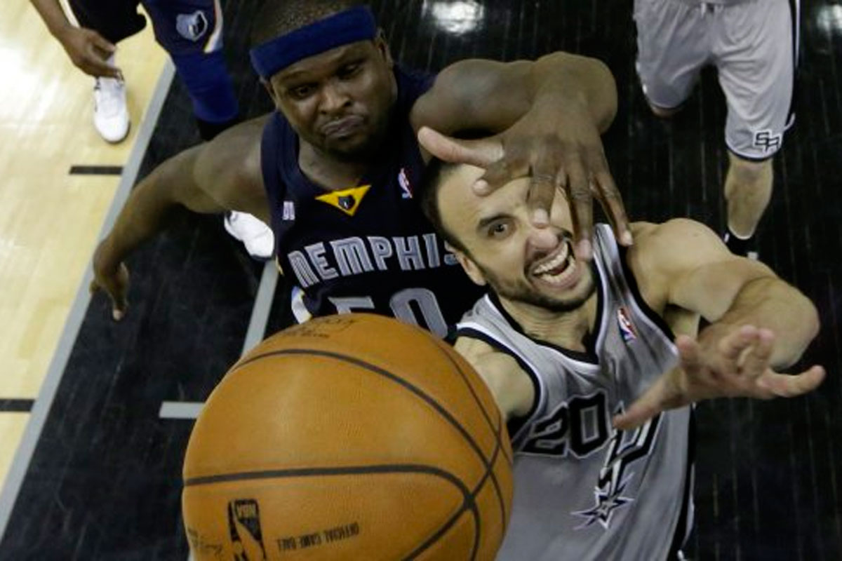 Los Spurs de Manu sacaron una ventaja de 2 a 0 sobre Memphis