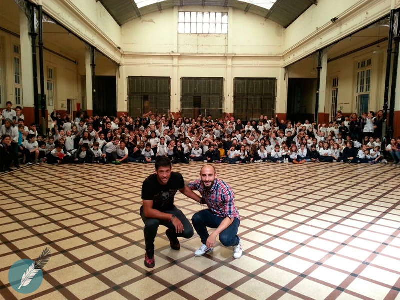Se viene el clásico: Pinola y Domínguez se juntaron para transmitir mensaje de paz