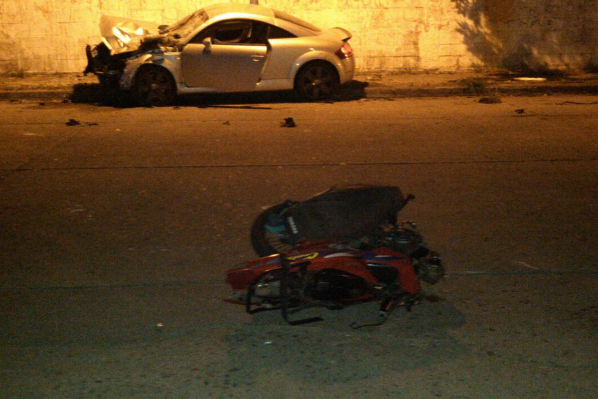Convocan a movilización por la muerte de un motociclista