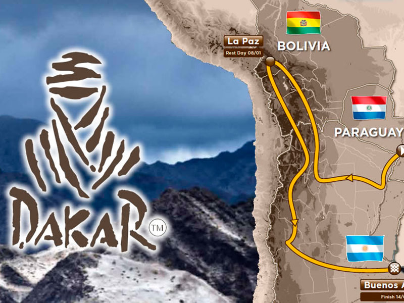 Las etapas por donde se correrá la nueva edición del Dakar en 2017